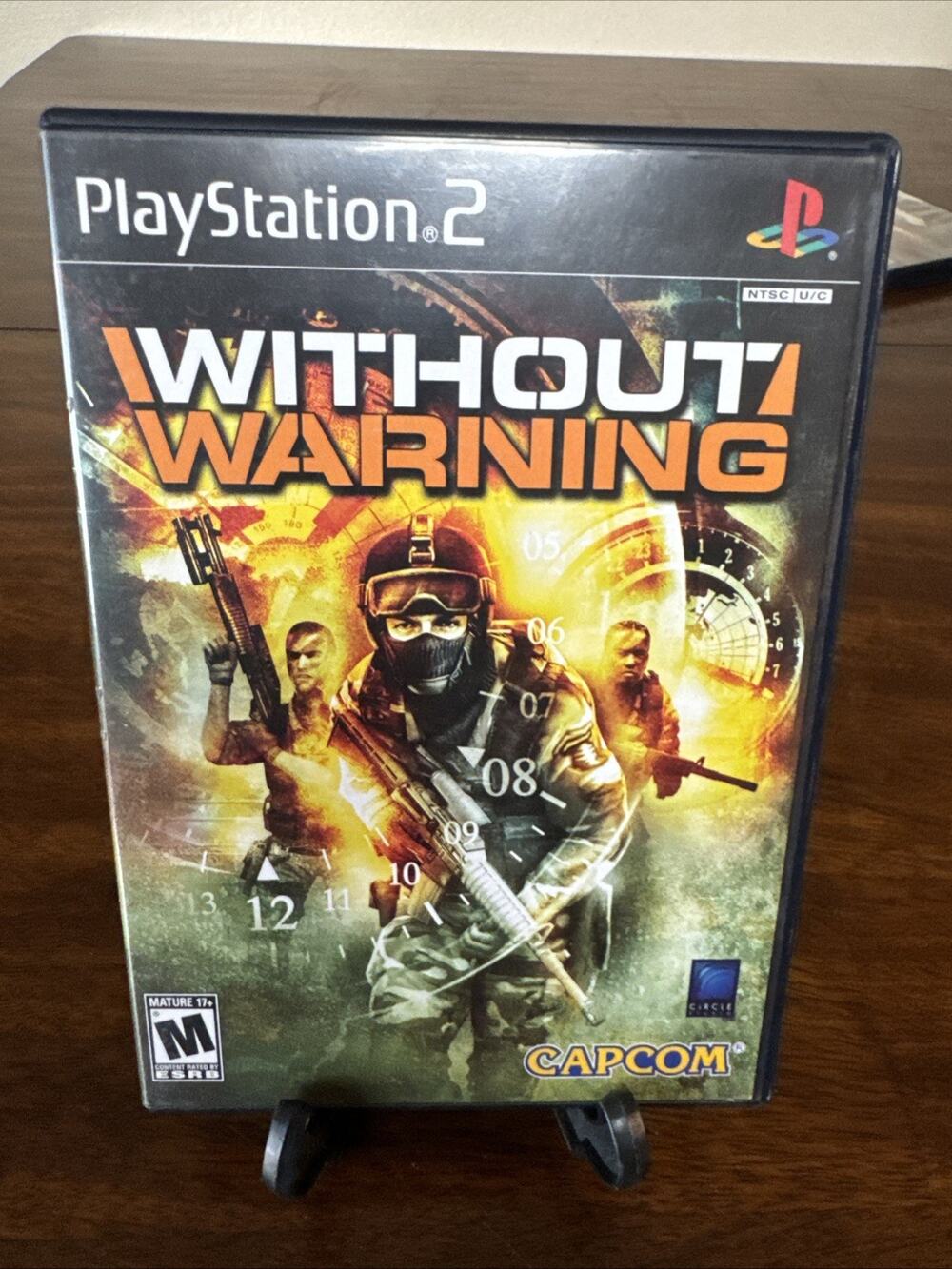 Capcom Without Warning PS2 w/ Manual M-Mature Tactical Shooter NTSC-U/C 2005